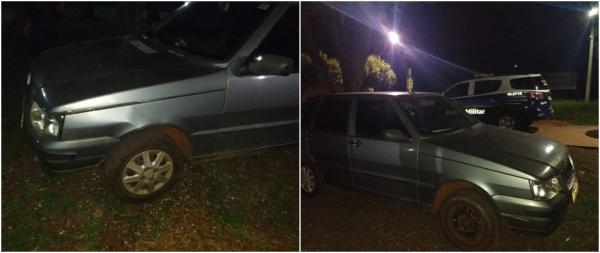 Embriagado condutor bateu o veiculo contra a viatura da PM e acabou preso em Deodápolis