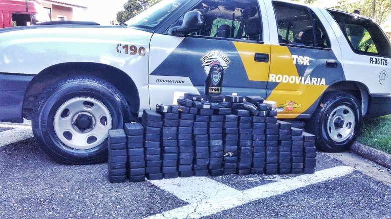 PM aposentado de MS é preso com 152 quilos de pasta base