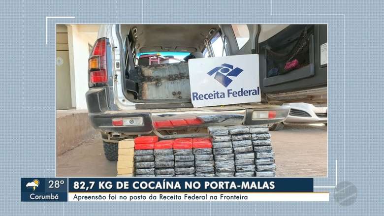 Boliviano é preso com 82 quilos de cocaína em fundo falso de veículo