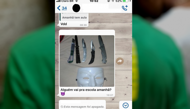 Alguém vai para a escola amanhã? Aluno ameaça colegas com massacre e se dá mal