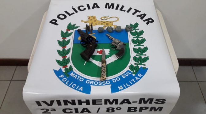 Adolescente é apreendido com arma de fogo em conveniência