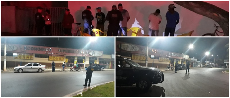 PM de Deodápolis realizou nesta sexta ações de policiamento com rondas e abordagens 