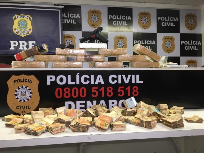 Sul-mato-grossense investigado por tráfico é preso com cocaína, crack e R$ 113 mil em dinheiro