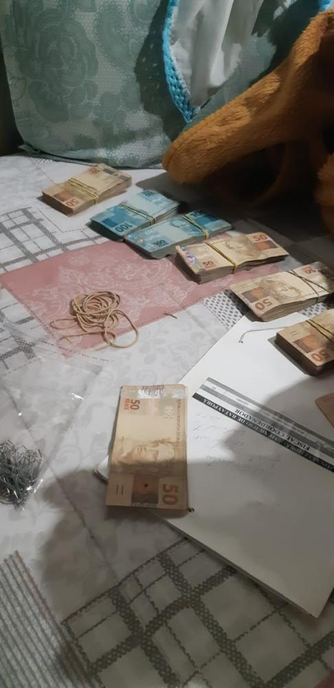 Durante operação, Gaeco apreende mais de R$ 42 mil em dinheiro