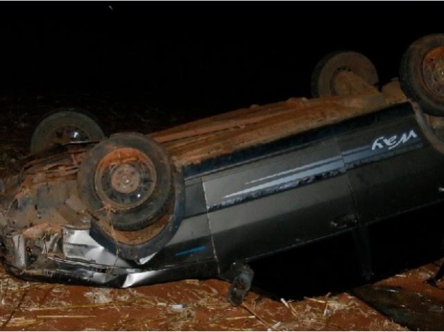 Homem morre após capotar veículo no Norte de MS