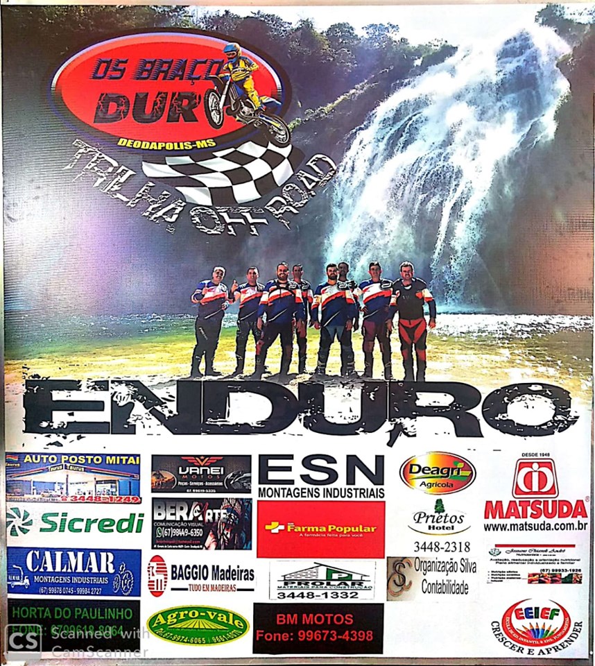 Deodápolis será palco do 6º Enduro ‘Os braço duro’ neste domingo, dia 1º de setembro