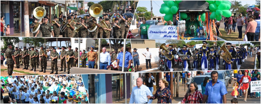 “O nosso Desfile Cívico foi lindo!” Avaliou Secretario de Esportes, Cultura e Turismo