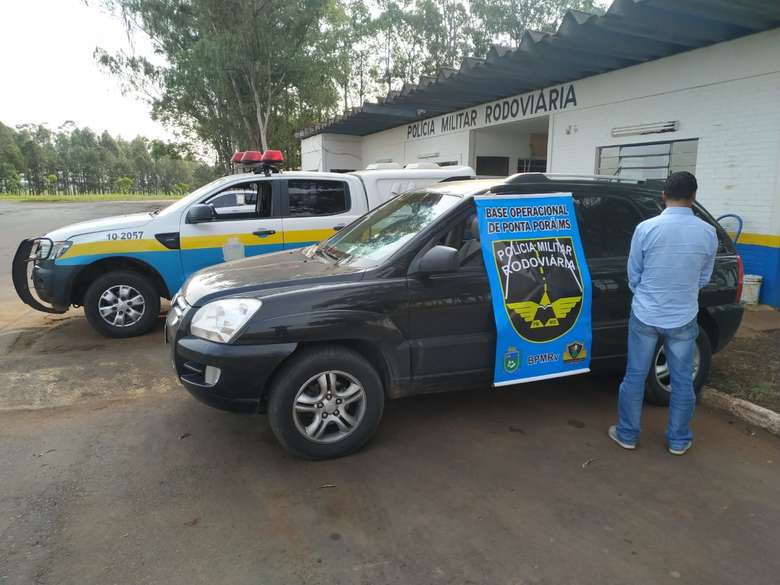 Veículo blindado roubado em São Paulo é recuperado na região de fronteira