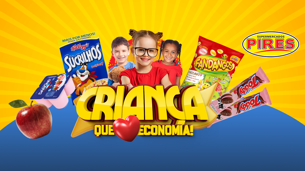 Crianças terão Pula-Pula, Algodão Doce e Pipoca grátis durante todo este sábado (12) no Supermercado Pires 
