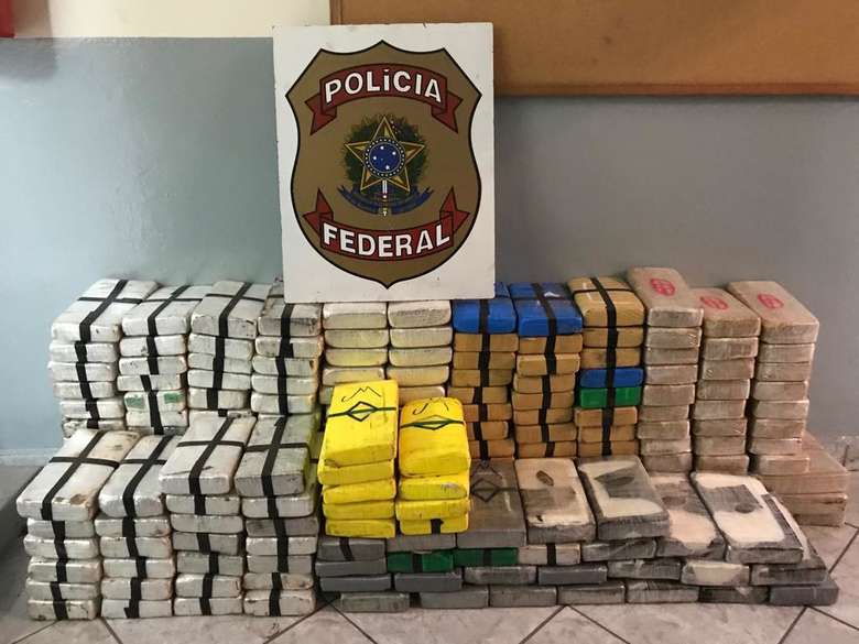 PF apreende em MS 250kg de cocaína que seria levada a São Paulo