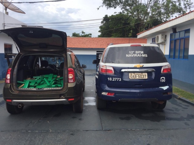 Polícia apreende cigarros e 250 quilos de maconha na MS-141