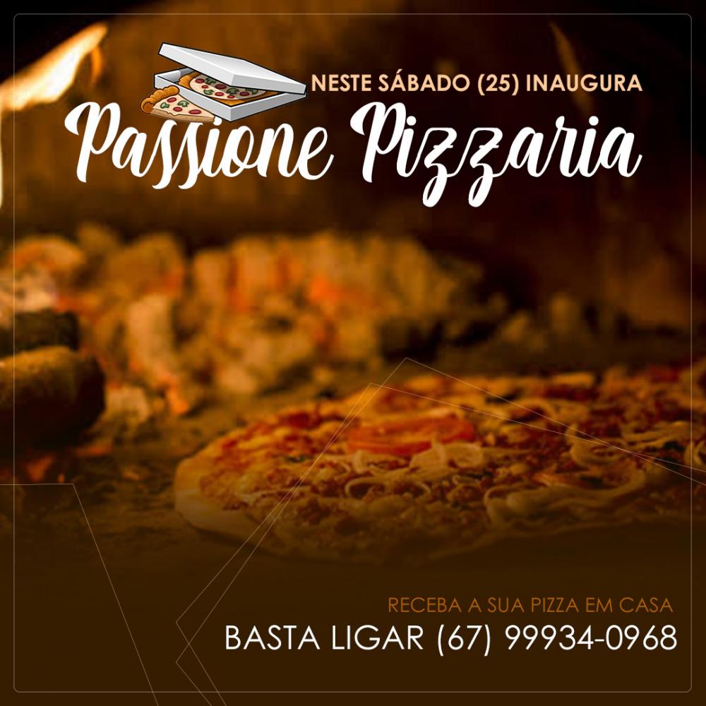 Neste sábado (25) inaugura em Deodápolis, Passione Pizzaria com pizzas assadas no forno a lenha 