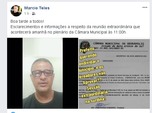 Se vereadores não aprovarem operação de crédito, município terá que desembolsar quase 1,3 milhões por conta de obra inacabada