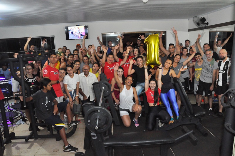Inaugurada em 2019, Life Fitness Academia comemorou nesta semana 1 ano com festa