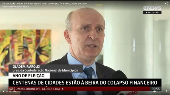 Glademir Aroldi, presidente da CNM (Foto: Divulgação)