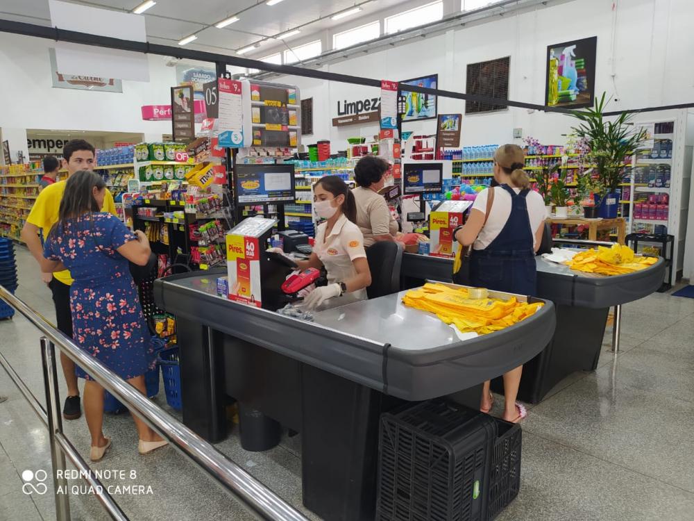 Supermercado Pires estimula vendas sem aglomerações e medidas de prevenção ao Covid-19