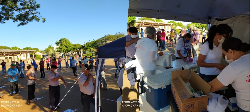 Deodápolis realizou a 1ª etapa da vacinação contra a influenza (H1N1) com 458 idosos