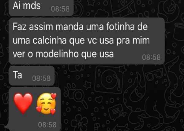 Mensagem enviada pelo autor a uma das vítimas (Foto: Maracaju Speed)