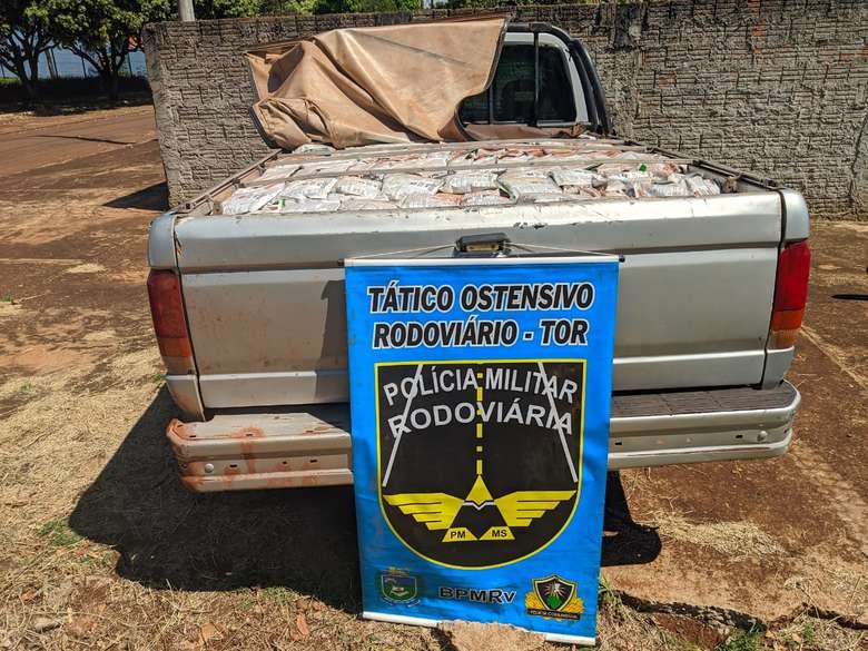 A apreensão ocorreu na entrada de Dourados - Crédito: Divulgação 