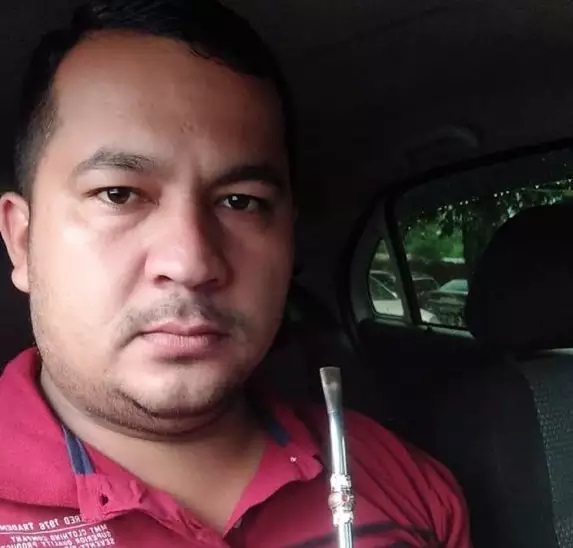 Agente de investigações da Polícia Nacional Antonio Alvarenga. - Crédito: (Ultima Hora) 