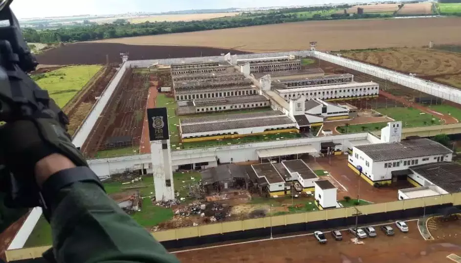 Presídio de Dourados onde funcionário testou positivo para covid-19. (Foto: Divulgação) 