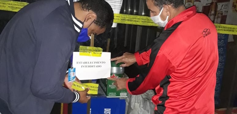 Comércio de bebidas foi autuado em Deodápolis por descumprir regras de combate ao COVID-19