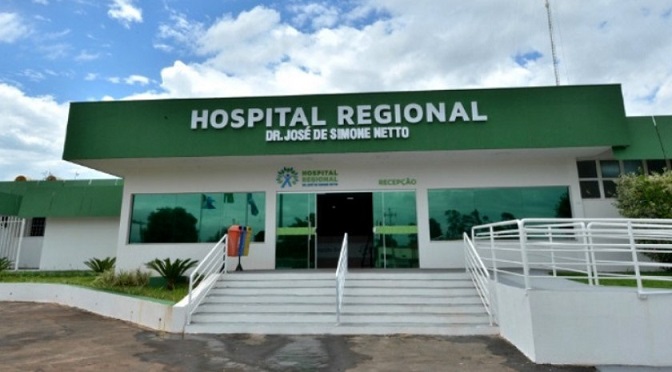 O idoso foi levado para o Hospital Regional de Ponta Porã - Crédito: Divulgação 