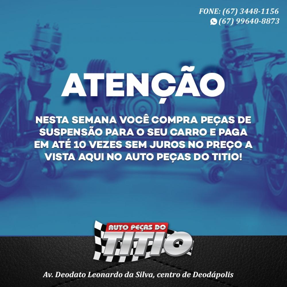 Auto Peças do Titio em Deodápolis está com preços imperdíveis em produtos de suspensão para o seu veículo 