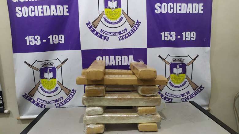 A droga estava dentro da bagagem da autora - Crédito: Divulgação 