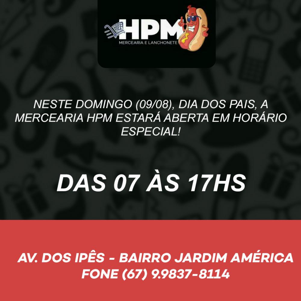 Neste domingo, dia dos pais, a Mercearia HPM terá atendimento em horário especial 