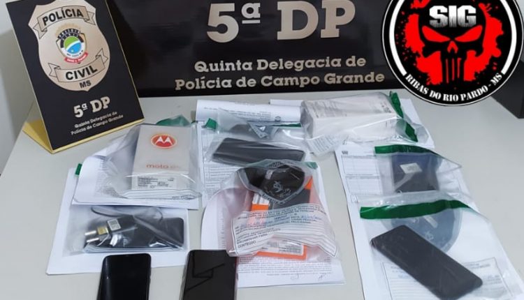 Foram recuperados 10 celulares / Foto: Divulgação