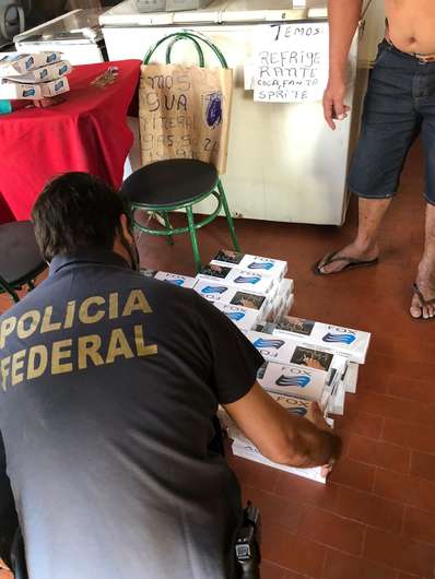 Além da droga,a polícia apreendeu cigarro na casa do autor - Crédito: Foto: Divulgação/Polícia