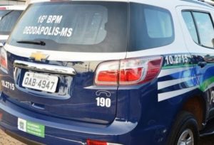 Homem foi preso após agredir irmã e sobrinha no bairro Santa Terezinha em Deodápolis 