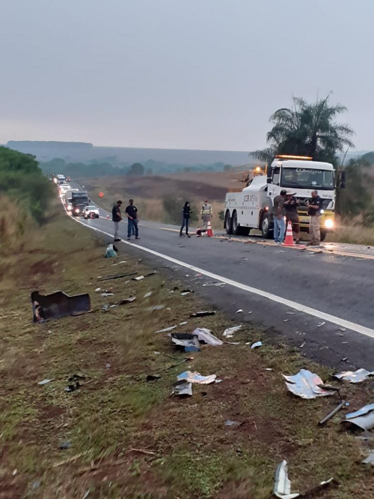 Acidente entre Caarapó e Juti matou casal e deixou criança ferida