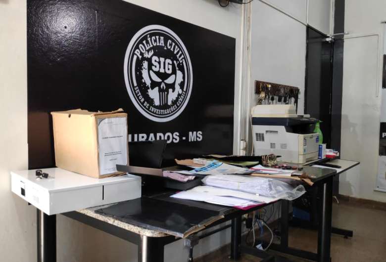 Material apreendido pelo SIG na manhã desta quinta-feira dentro da Operação Prelúdio - Crédito: Osvaldo Duarte/Dourados News 