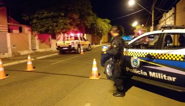 Ação da PM durante Operação Boas Festas (Foto: Divulgação/PMMS)