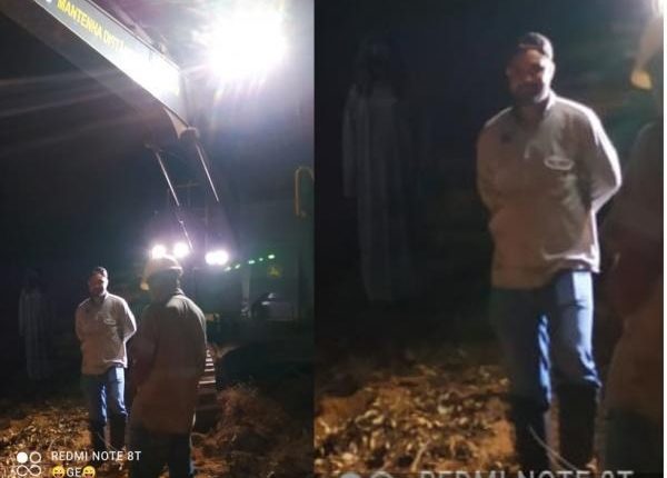 Foto foi feita por trabalhadores durante o expediente. (Foto: Reprodução)