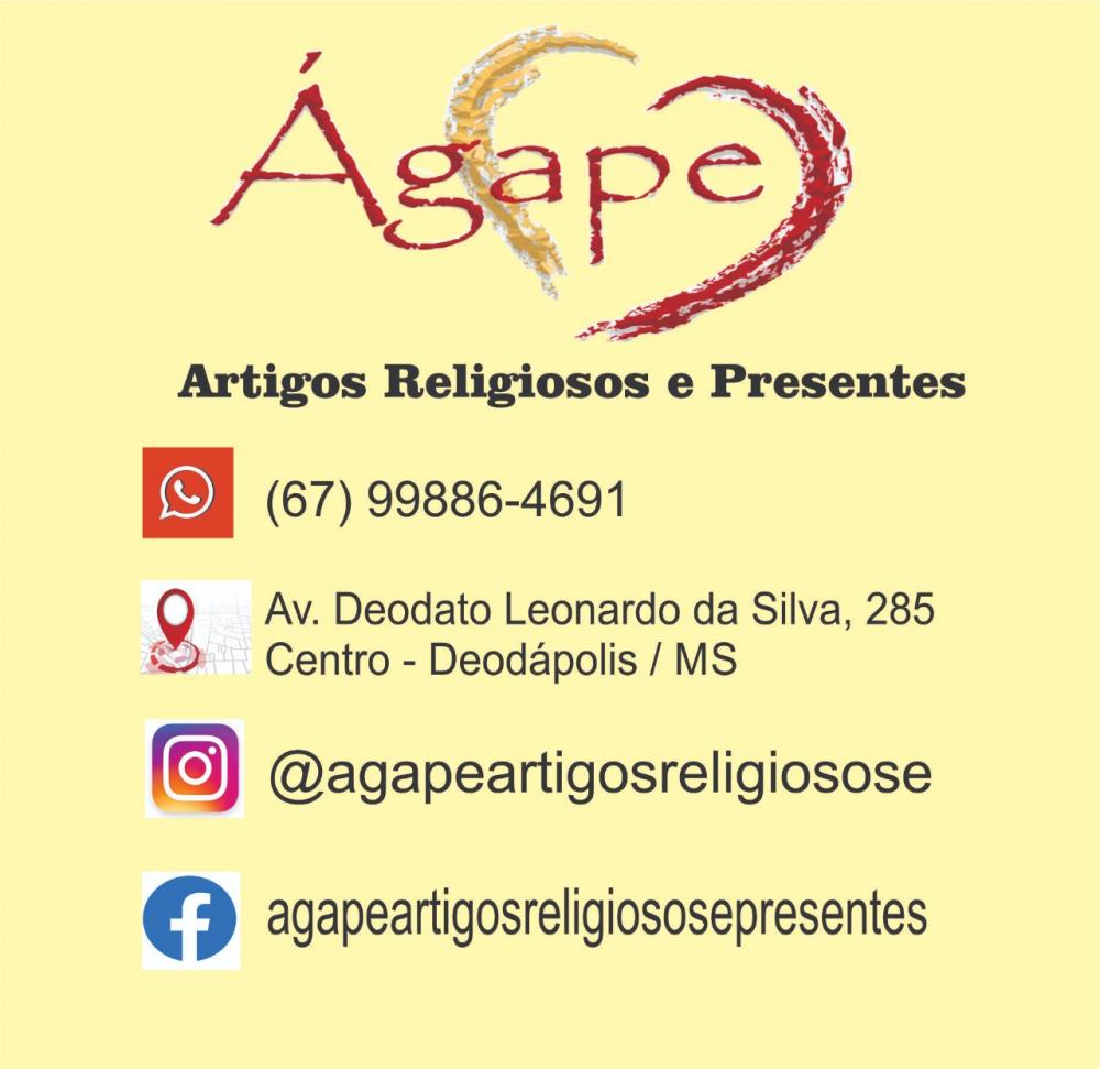 Vem aí a grande inauguração da Ágape em Deodápolis com novidades em artigos religiosos e presentes