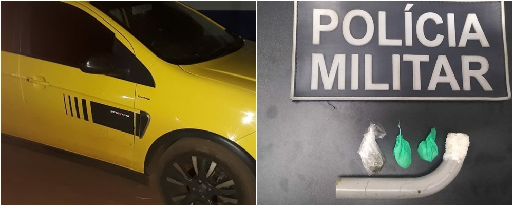 Homem foram detidos em Deodápolis com crack e maconha em frente a Sanesul 