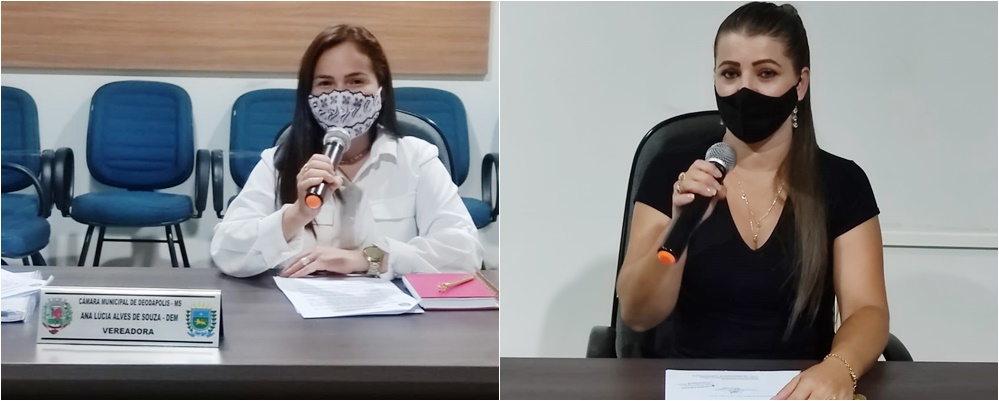 Vereadoras enviaram pedido de emenda ao Deputado Antônio Vaz para compra de computadores para a E.E. João Baptista