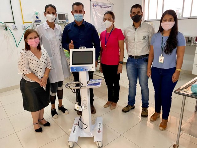  Ivinhema recebeu ventilador pulmonar doado pela Usina Adecoagro 