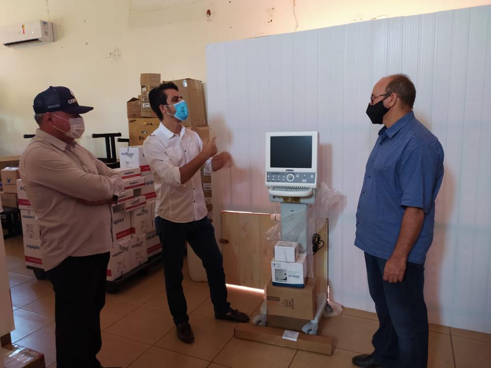 Após receber Ventilador Pulmonar fixo, município vai ativar leito de semi UTI para pacientes graves da Covid-19