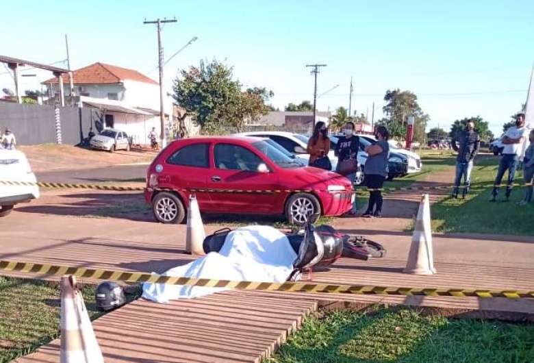 Crime aconteceu na manhã desta segunda-feira (04/5) em Ponta Porã - Crédito: Ponta Porã Informa 