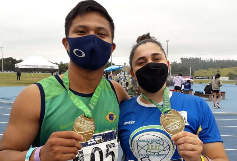 Atletas de MS conquistam dois ouros em etapa do Brasileiro