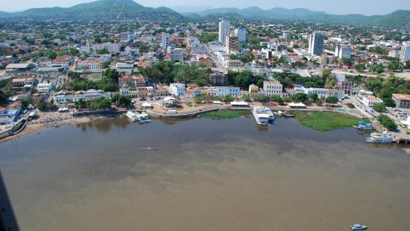 Vista aérea de Corumbá - Foto: Divulgação/PMC