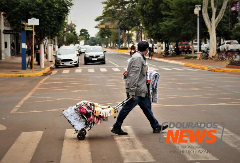 Tempo bastante instável no sul do Mato Grosso do Sul nesta segunda-feira (21) - Crédito: Hedio Fazan/Arquivo/Dourados News 