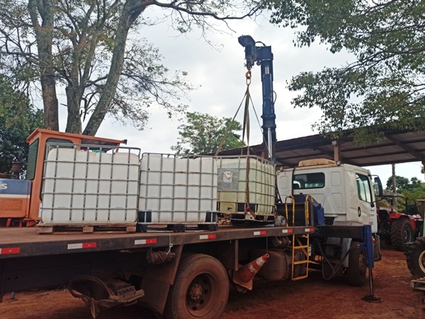 Atvos: Município de Deodápolis recebeu nova doação de Álcool 70% para ações de enfrentamento a Covid-19