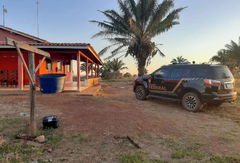Operação realizada nesta manhã em várias cidades contra grupo criminoso em MS - Crédito: Divulgação/PF 