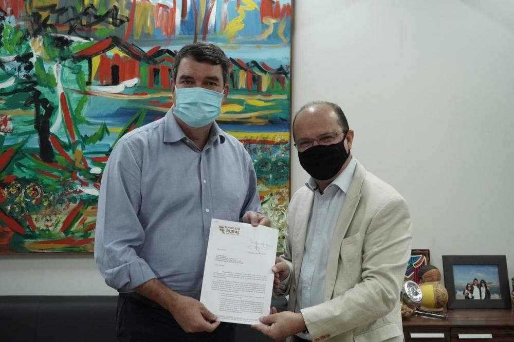 Barbosinha apresenta a Riedel demandas importantes para infraestrutura e outros segmentos em todo Estado