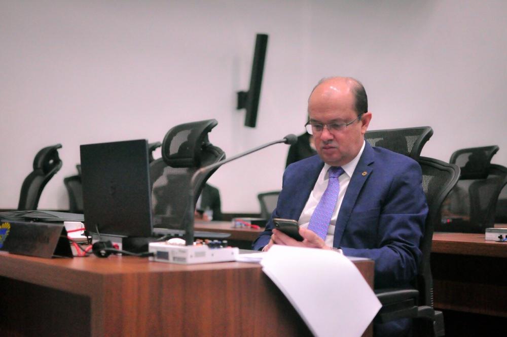 Barbosinha participou da sessão desta terça-feira (10), direto da ALEMS